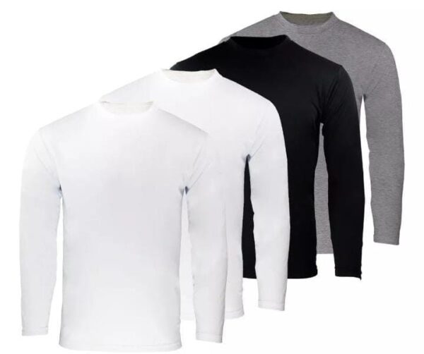 Remera de Algodón Mangas Largas